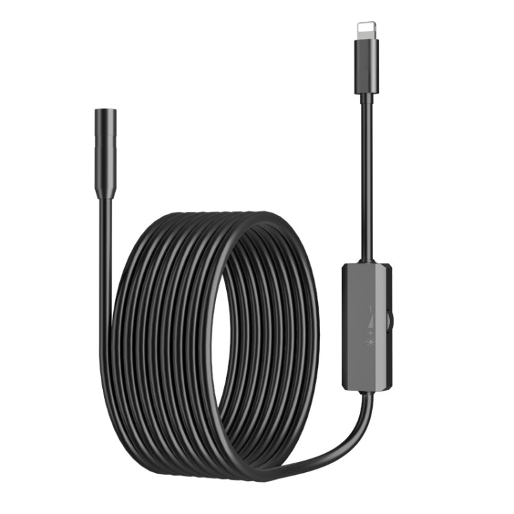 AN112 IP68 8LEDS 8mm Industrial Videoscope for 8 Pin, Length:2m Flexible Line