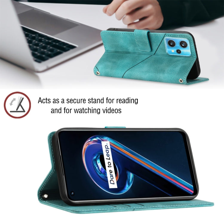 For Realme 9 Pro 5G / OnePlus Nord CE 2 Lite 5G Skin-feel Embossed Leather Phone Case