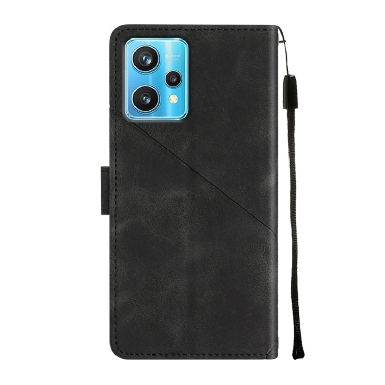 For Realme 9 Pro 5G / OnePlus Nord CE 2 Lite 5G Skin-feel Embossed Leather Phone Case
