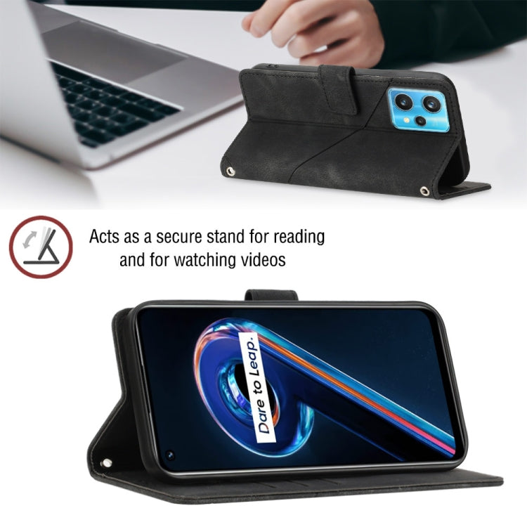 For Realme 9 Pro 5G / OnePlus Nord CE 2 Lite 5G Skin-feel Embossed Leather Phone Case