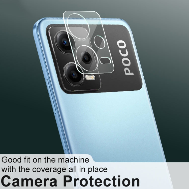 For Xiaomi Redmi Note 12 5G India / Poco X5 5G imak Integrated Rear Camera Lens Tempered Glass Film