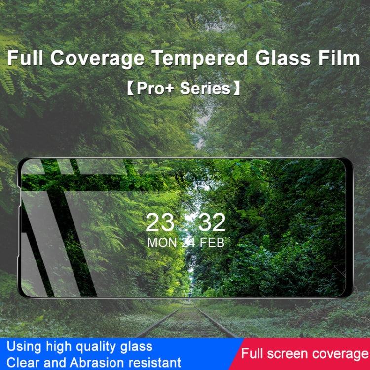 For Motorola Moto G73 5G imak 9H Surface Hardness Full Screen Tempered Glass Film Pro+ Series