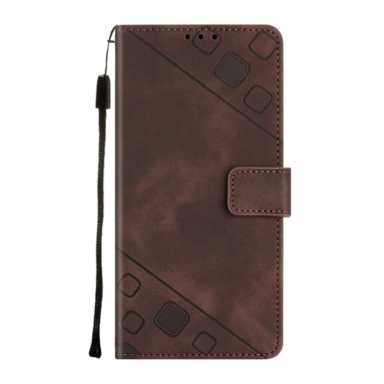 For Xiaomi 12 Skin-feel Embossed Leather Phone Case