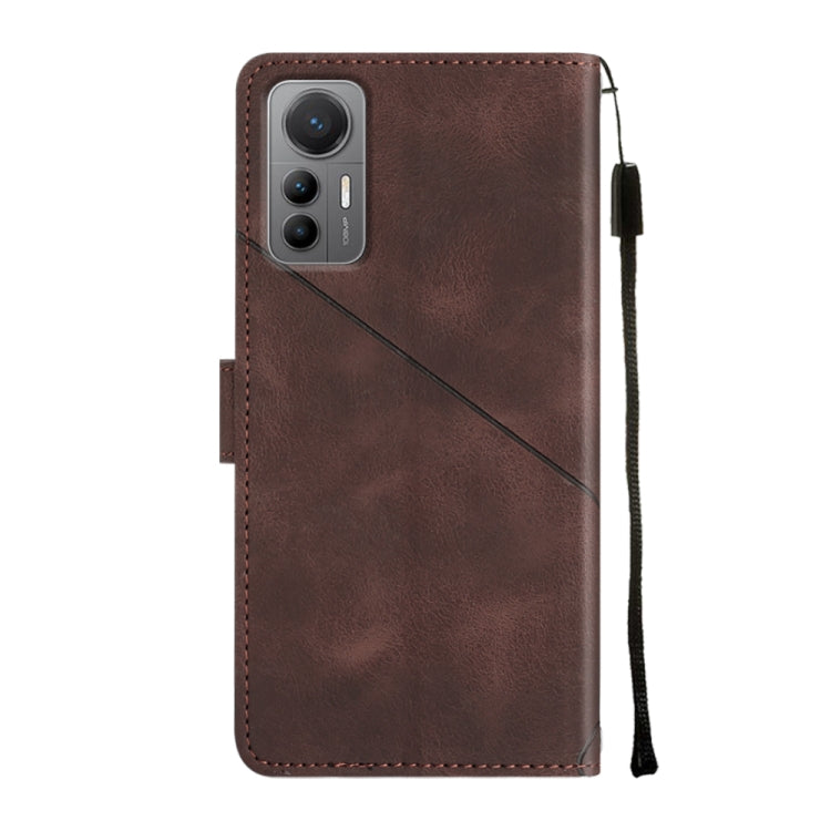 For Xiaomi 12 Lite Skin-feel Embossed Leather Phone Case