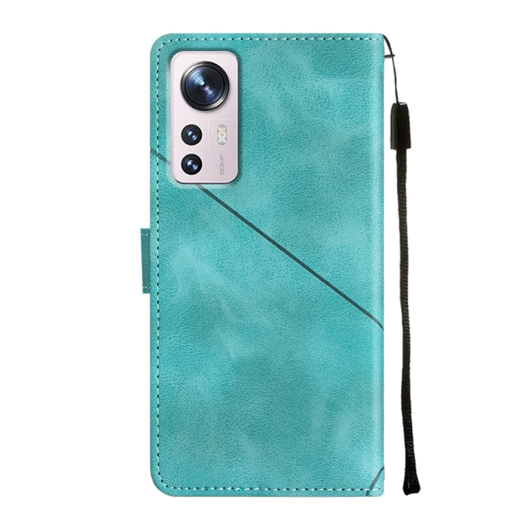 For Xiaomi 12 Pro Skin-feel Embossed Leather Phone Case