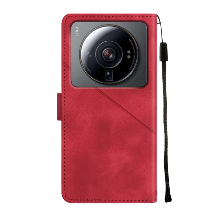 For Xiaomi 12 Ultra / 12S Ultra Skin-feel Embossed Leather Phone Case