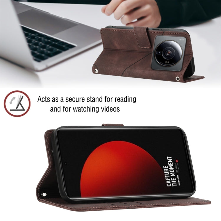 For Xiaomi 12 Ultra / 12S Ultra Skin-feel Embossed Leather Phone Case