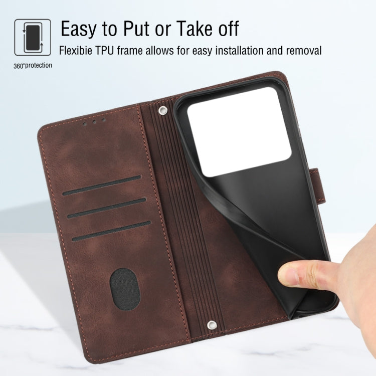 For Xiaomi 12 Ultra / 12S Ultra Skin-feel Embossed Leather Phone Case