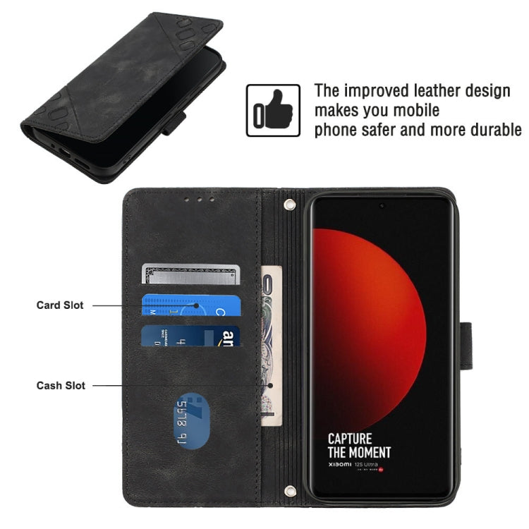 For Xiaomi 12 Ultra / 12S Ultra Skin-feel Embossed Leather Phone Case