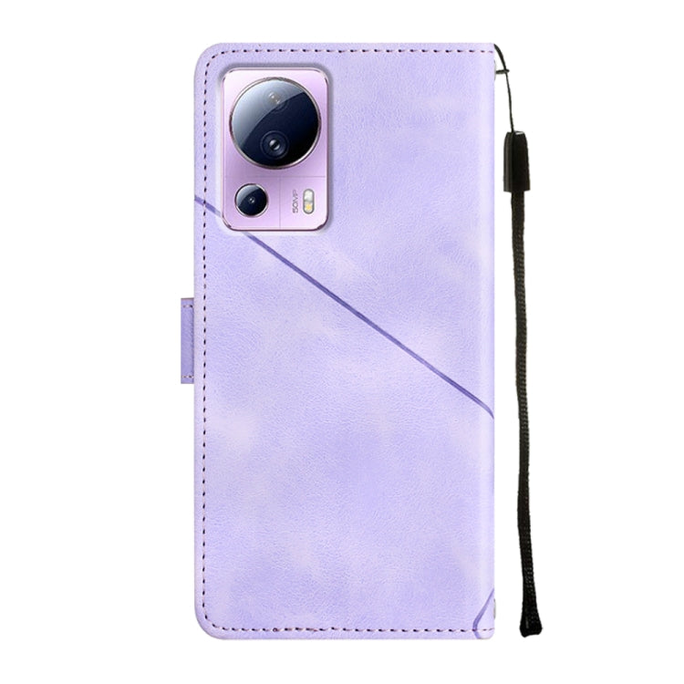 For Xiaomi Civi 2 Skin-feel Embossed Leather Phone Case