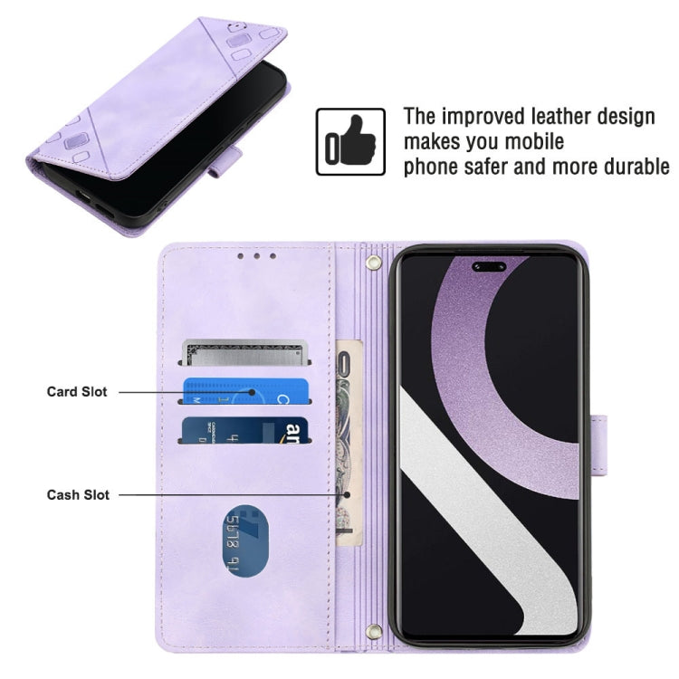 For Xiaomi Civi 2 Skin-feel Embossed Leather Phone Case