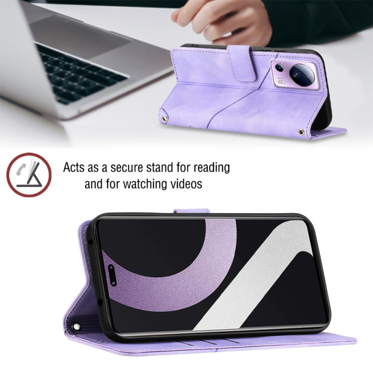 For Xiaomi Civi 2 Skin-feel Embossed Leather Phone Case