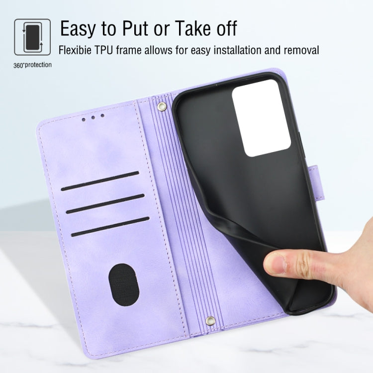 For Xiaomi Civi 2 Skin-feel Embossed Leather Phone Case