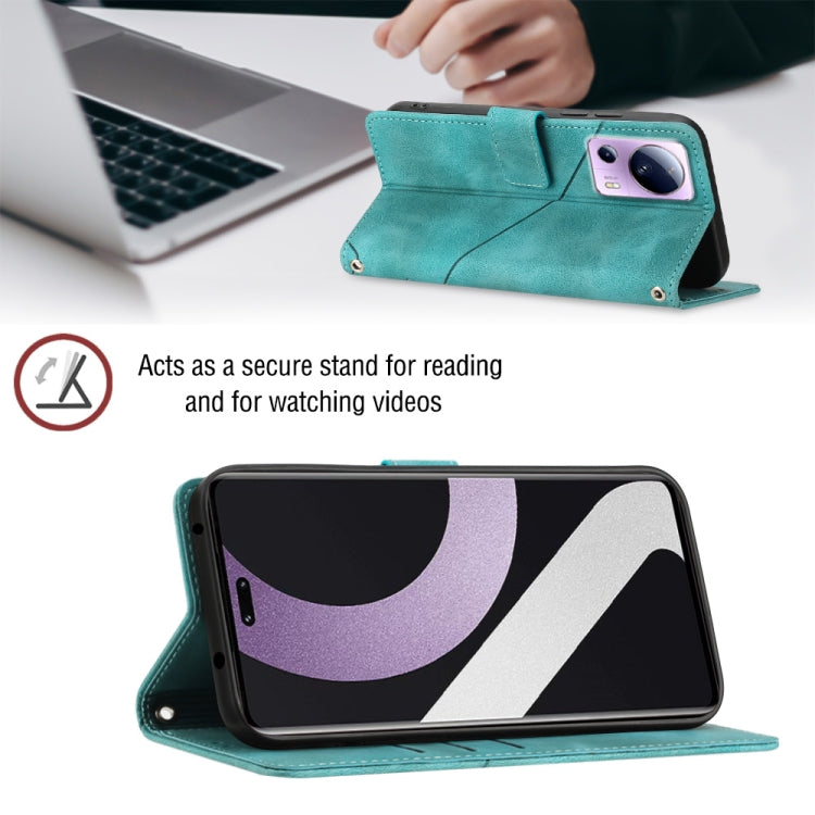 For Xiaomi Civi 2 Skin-feel Embossed Leather Phone Case