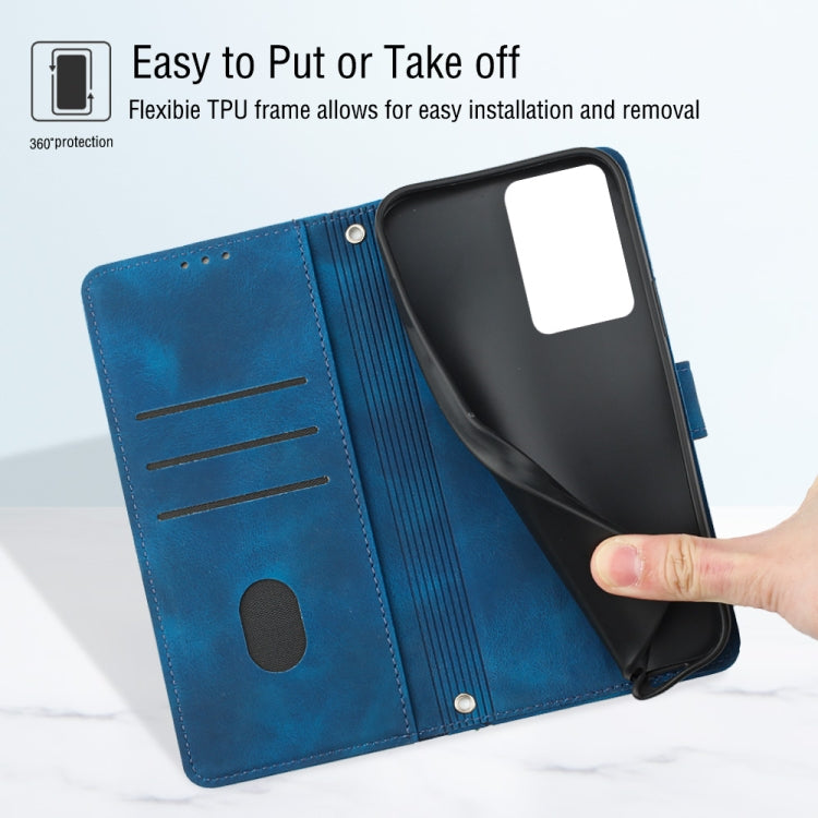 For Xiaomi Civi 2 Skin-feel Embossed Leather Phone Case