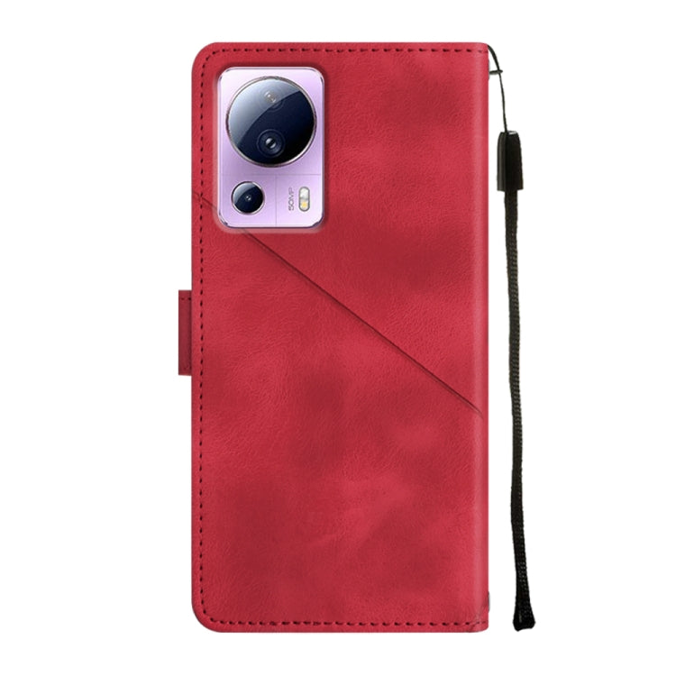 For Xiaomi Civi 2 Skin-feel Embossed Leather Phone Case