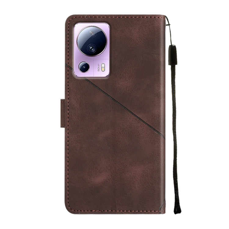 For Xiaomi Civi 2 Skin-feel Embossed Leather Phone Case