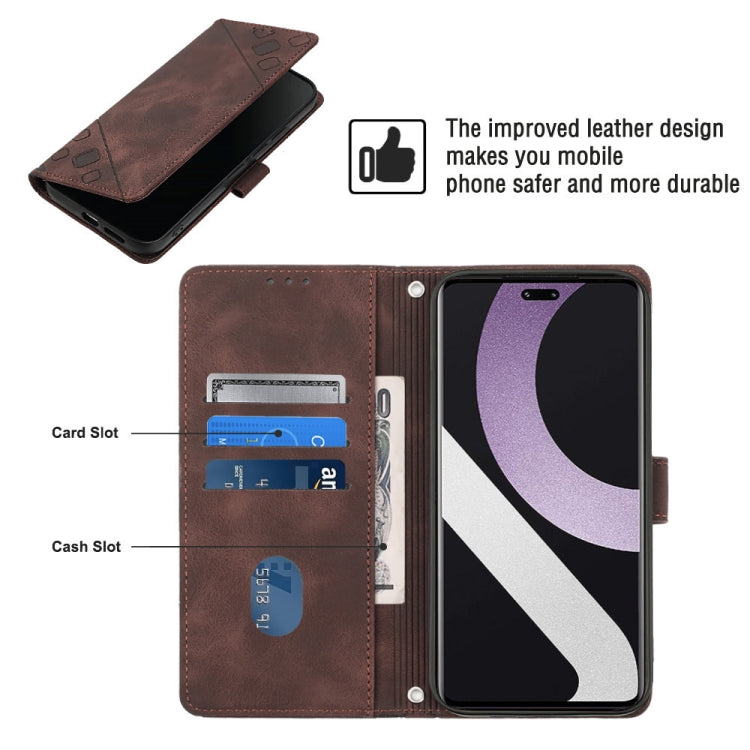 For Xiaomi Civi 2 Skin-feel Embossed Leather Phone Case