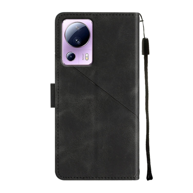 For Xiaomi Civi 2 Skin-feel Embossed Leather Phone Case
