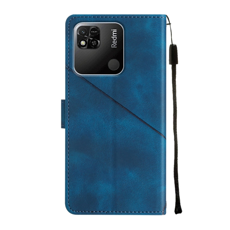 For Xiaomi Redmi 10A Skin-feel Embossed Leather Phone Case