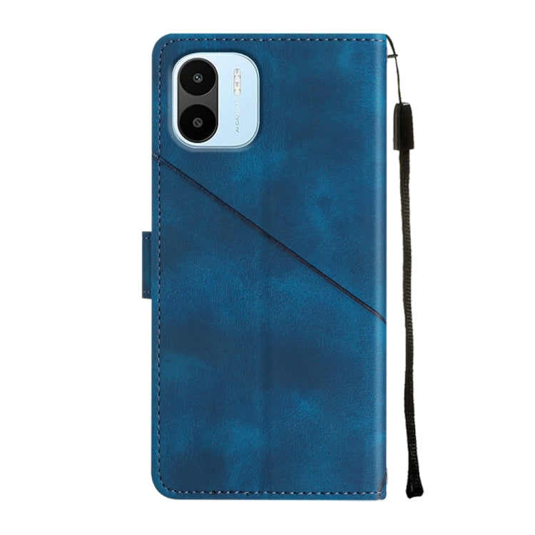 For Xiaomi Redmi A1 Skin-feel Embossed Leather Phone Case