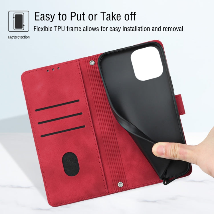 For Xiaomi Redmi A1 Skin-feel Embossed Leather Phone Case