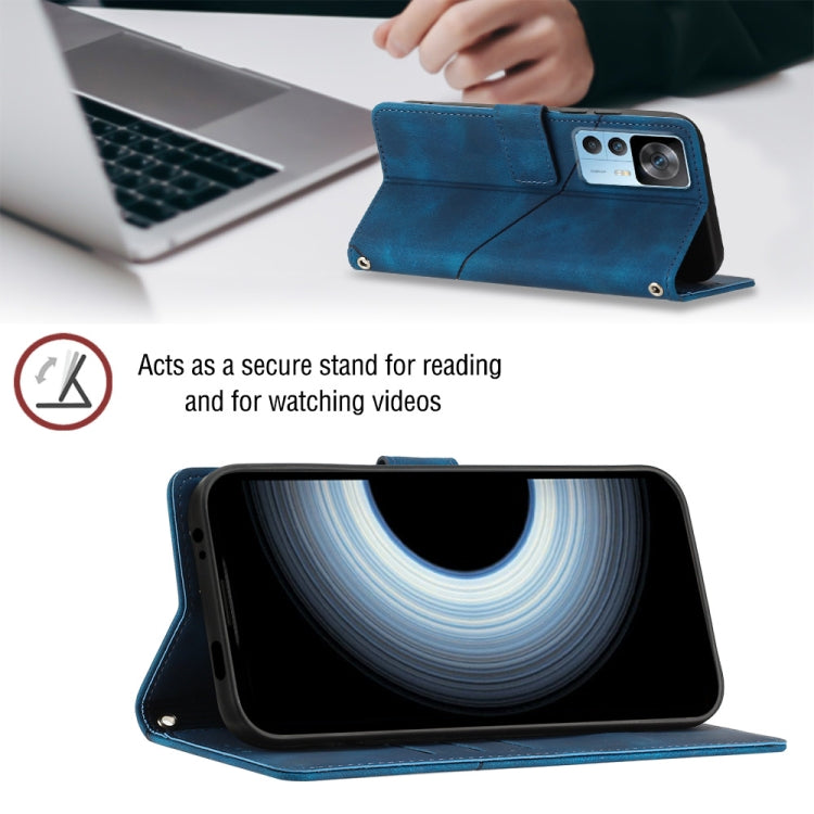 For Xiaomi 12T / 12T Pro / Redmi K50 Ultra Skin-feel Embossed Leather Phone Case