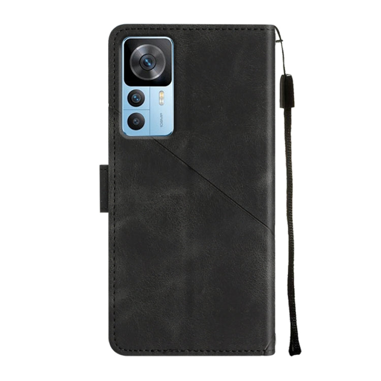 For Xiaomi 12T / 12T Pro / Redmi K50 Ultra Skin-feel Embossed Leather Phone Case