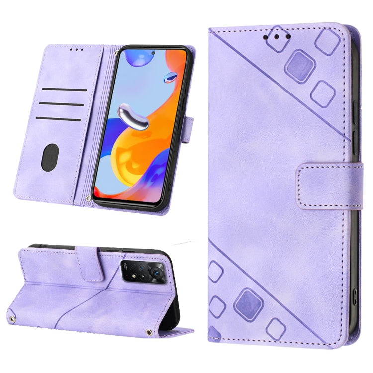 For Xiaomi Redmi Note 11 Pro 5G / 4G Skin-feel Embossed Leather Phone Case