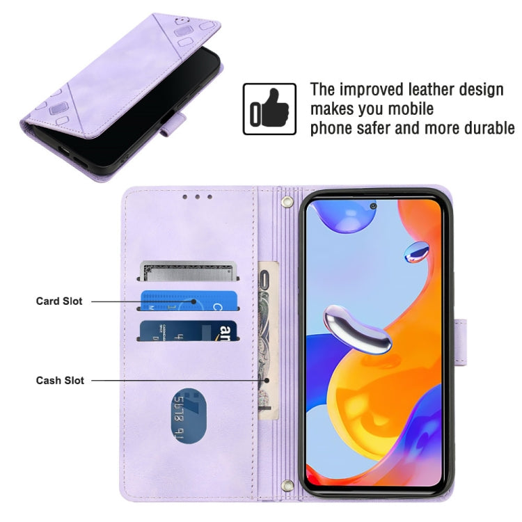 For Xiaomi Redmi Note 11 Pro 5G / 4G Skin-feel Embossed Leather Phone Case