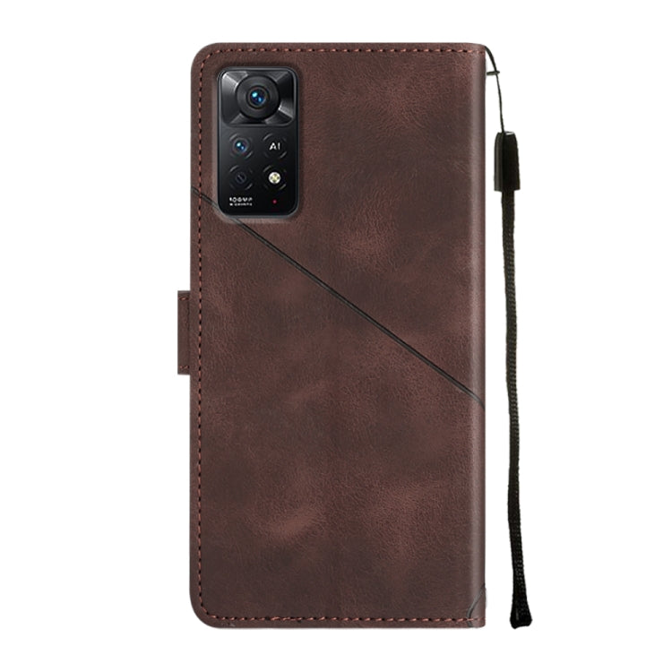 For Xiaomi Redmi Note 11 Pro 5G / 4G Skin-feel Embossed Leather Phone Case