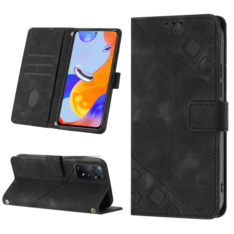 For Xiaomi Redmi Note 11 Pro 5G / 4G Skin-feel Embossed Leather Phone Case