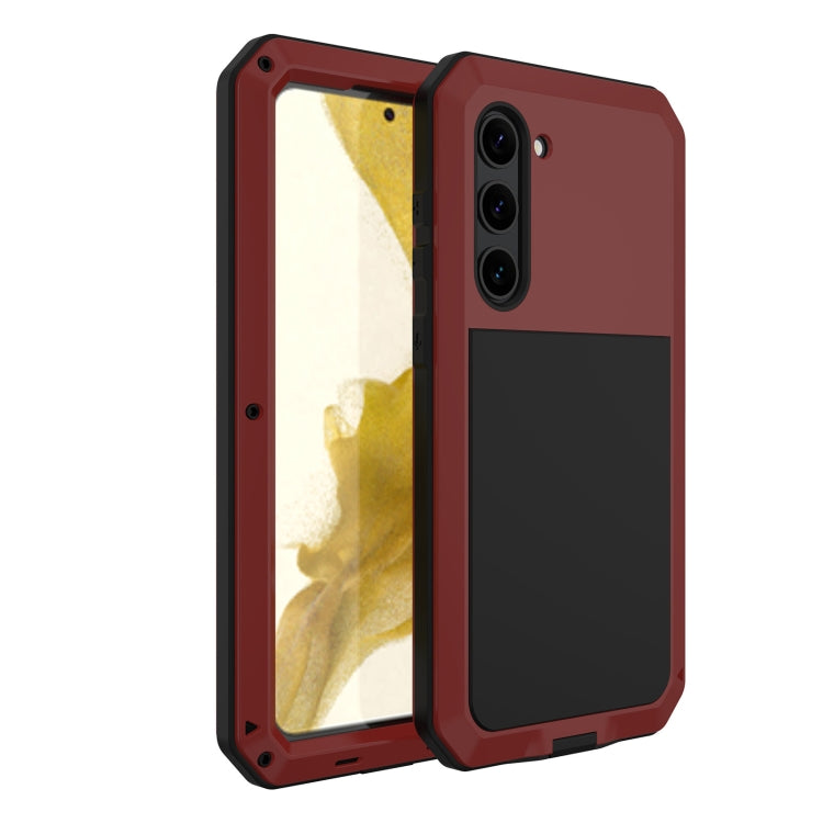 For Samsung Galaxy S23+ 5G RedPepper 360 Full Body Rugged Metal Life Waterproof Phone Case