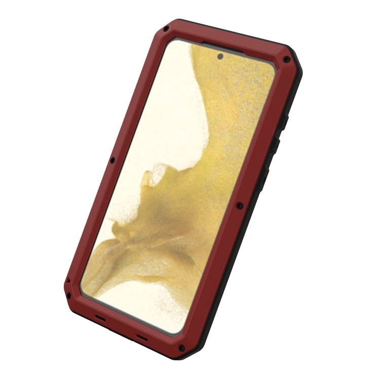 For Samsung Galaxy S23+ 5G RedPepper 360 Full Body Rugged Metal Life Waterproof Phone Case