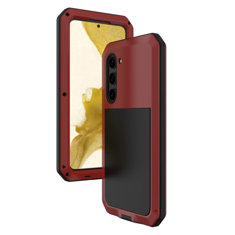 For Samsung Galaxy S23+ 5G RedPepper 360 Full Body Rugged Metal Life Waterproof Phone Case
