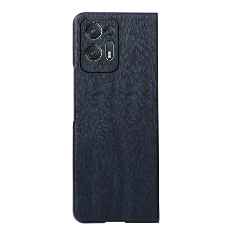 For OPPO Find N2 Wood Texture PU Phone Case