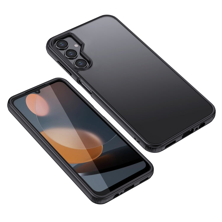 For Samsung Galaxy A24 4G Armor Clear TPU Hard PC Phone Case