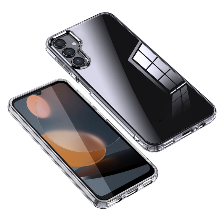 For Samsung Galaxy A24 4G Armor Clear TPU Hard PC Phone Case