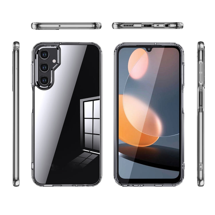 For Samsung Galaxy A24 4G Armor Clear TPU Hard PC Phone Case