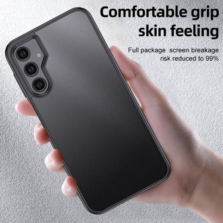 For Samsung Galaxy A24 4G Armor Clear TPU Hard PC Phone Case