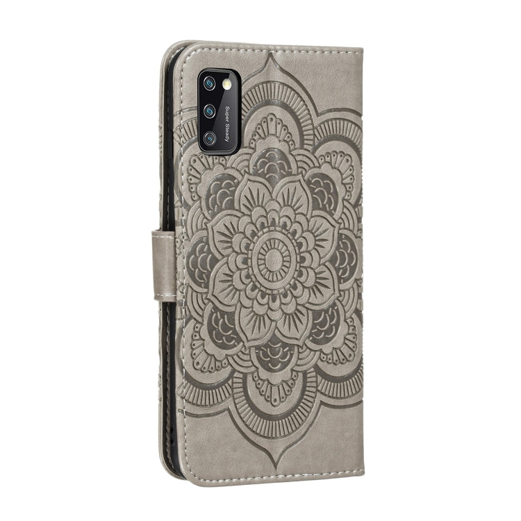 For Galaxy A41 Mandala Embossing Pattern Horizontal Flip PU Leather Case with Holder & Card Slots & Walle & Lanyard
