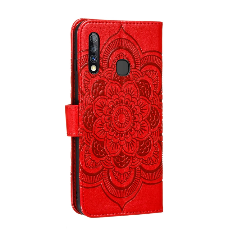 For Galaxy A70e Mandala Embossing Pattern Horizontal Flip PU Leather Case with Holder & Card Slots & Walle & Lanyard