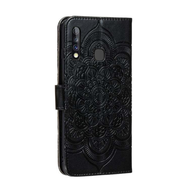 For Galaxy A70e Mandala Embossing Pattern Horizontal Flip PU Leather Case with Holder & Card Slots & Walle & Lanyard