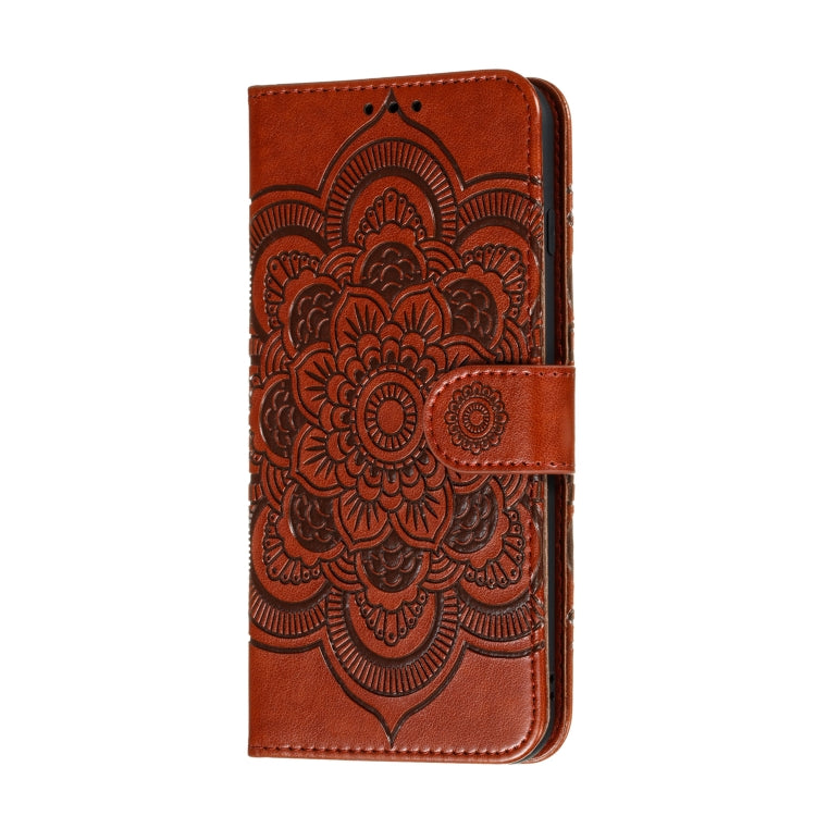 For Galaxy A70e Mandala Embossing Pattern Horizontal Flip PU Leather Case with Holder & Card Slots & Walle & Lanyard