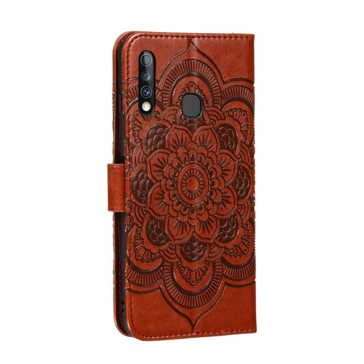 For Galaxy A70e Mandala Embossing Pattern Horizontal Flip PU Leather Case with Holder & Card Slots & Walle & Lanyard