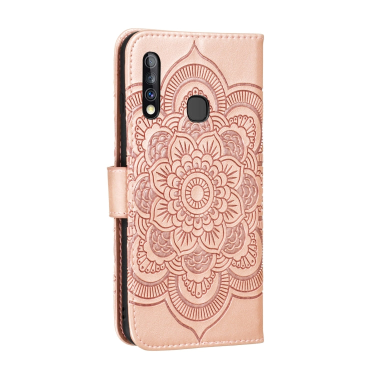 For Galaxy A70e Mandala Embossing Pattern Horizontal Flip PU Leather Case with Holder & Card Slots & Walle & Lanyard