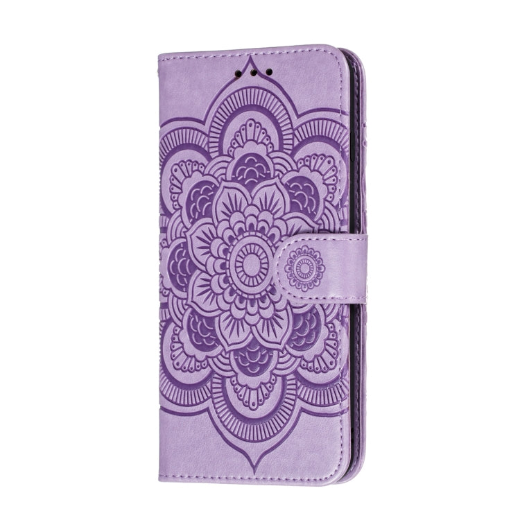 For Galaxy A70e Mandala Embossing Pattern Horizontal Flip PU Leather Case with Holder & Card Slots & Walle & Lanyard