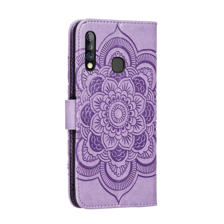 For Galaxy A70e Mandala Embossing Pattern Horizontal Flip PU Leather Case with Holder & Card Slots & Walle & Lanyard