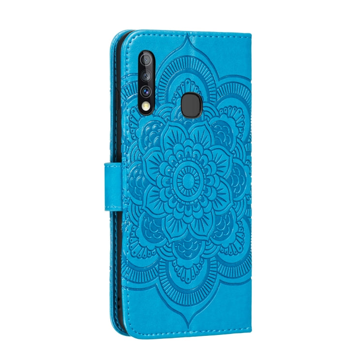 For Galaxy A70e Mandala Embossing Pattern Horizontal Flip PU Leather Case with Holder & Card Slots & Walle & Lanyard