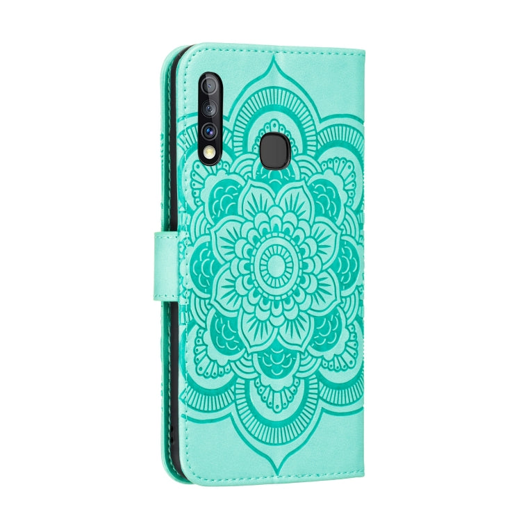For Galaxy A70e Mandala Embossing Pattern Horizontal Flip PU Leather Case with Holder & Card Slots & Walle & Lanyard